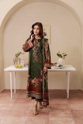 Resham Unstitched Cambric 3 Pcs Printed Suit D740